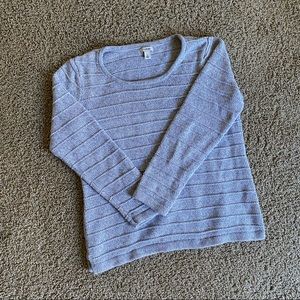 LL Bean 100% cotton knit sweater, size L